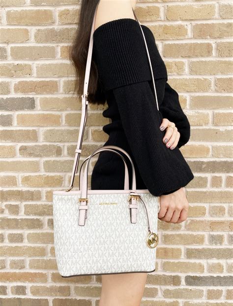 michael kors zip tote bruin beige|Jet Set Travel Extra.